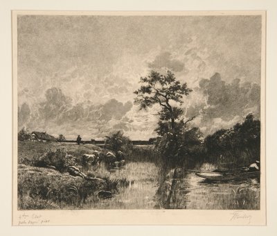 Solnedgang av Victor Louis Focillon