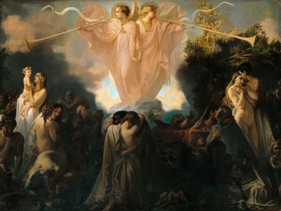 De dødes oppstandelse, 1870. av Victor Louis Mottez