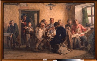 Tea House - Maleri av Viktor Mikhaylovich Vasnetsov (1848-1926), olje på lerret av Victor Mikhailovich Vasnetsov