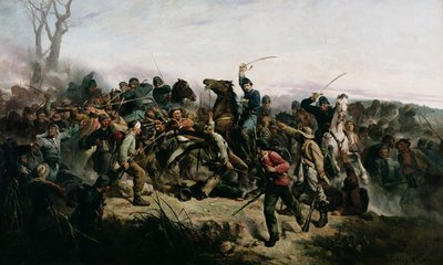 Kavaleriet til Lt. Henry B. Hidden, 1862 av Victor Nehlig