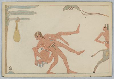 Tyvene og rumpa, illustrasjon for Aesops fabler av Victor Wilbour