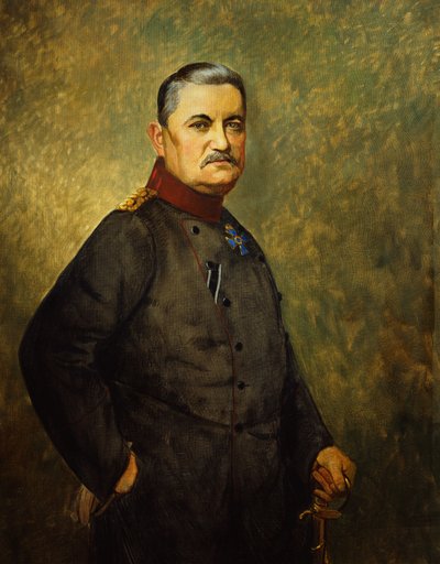 General Karl von Bulow, ca. 1916 (olje på lerret) av Vienna Nedomansky Studio
