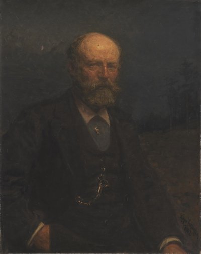 Selvportrett av Viggo Johansen