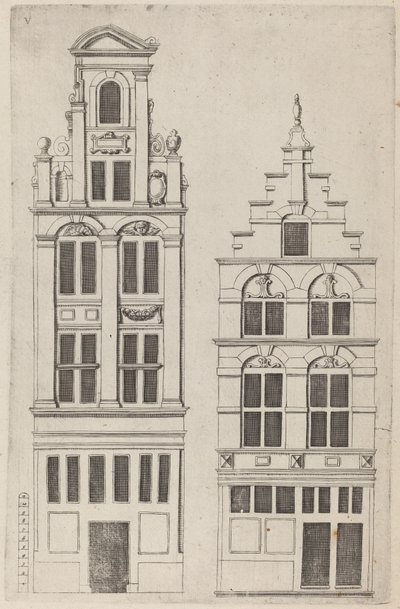 Nederlandsk fasadehøyde: pl. 5 av Vignola