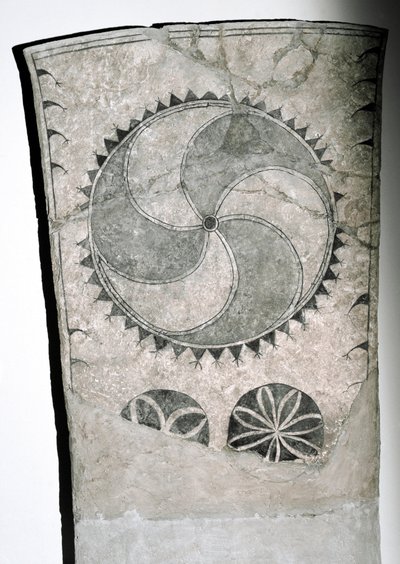 Runestein med solsymbol, 7.-8. århundre av Viking