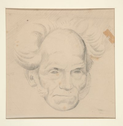 Portrett av Schopenhauer av Viking Eggeling