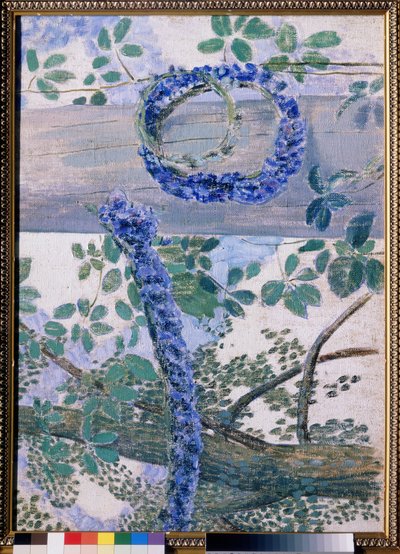 ""Les guirlandes de bleuets"" Maleri av Viktor (Victor) Borisov-Musatov (Borisov Musatov) (1870-1905) 1905 State Tretyakov Gallery, Moskva av Viktor Elpidiforovich Borisov Musatov