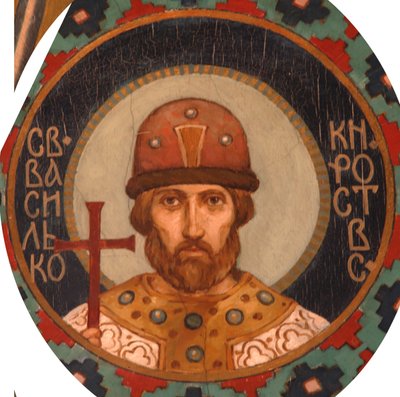 Den hellige prins Vasilko Konstantinovich av Rostov, 1885-1896 av Viktor Mikhaylovich Vasnetsov
