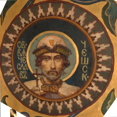 Saint Wenceslaus I, hertug av Böhmen, 1885-1896 av Viktor Mikhaylovich Vasnetsov