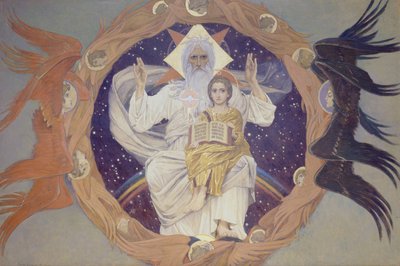 The Holy Trinity Otechestvo, 1907 av Viktor Mikhaylovich Vasnetsov