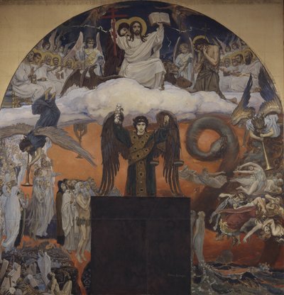 Den siste dommen, 1885-1896 av Viktor Mikhaylovich Vasnetsov