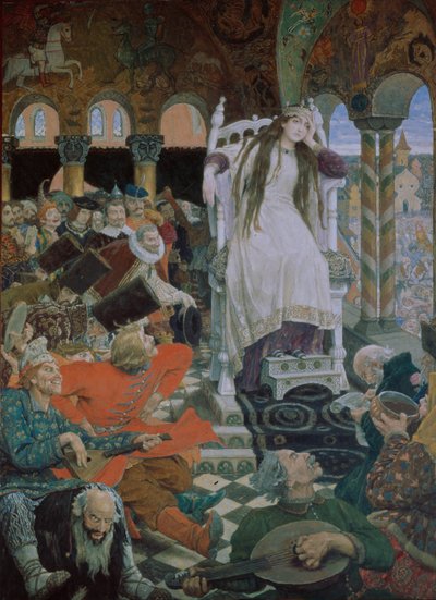 Prinsessen som aldri smilte Nesmeyana, 1914-1916 av Viktor Mikhaylovich Vasnetsov