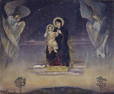 Jomfruen, 1901 av Viktor Mikhaylovich Vasnetsov