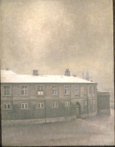 En fløy av Christiansborg slott av Vilhelm Hammershøi