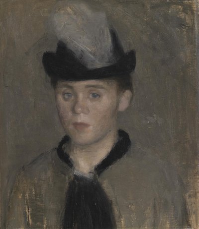 Ida Ilsted, Kunstnerens forlovede. Skisse av Vilhelm Hammershøi