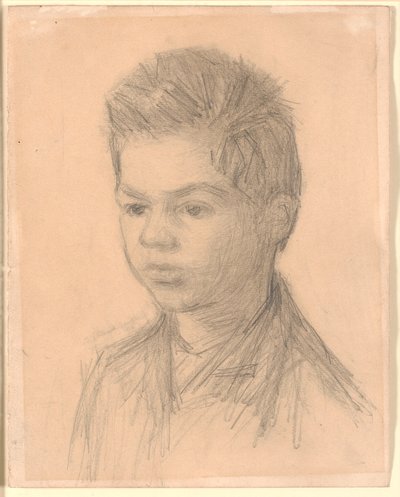 Portrett av Svend Hammershøi, kunstnerens bror av Vilhelm Hammershøi