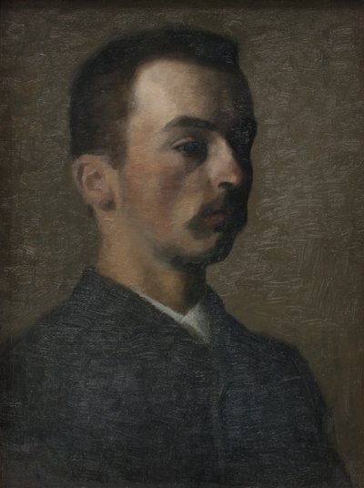 Selvportrett av Vilhelm Hammershøi