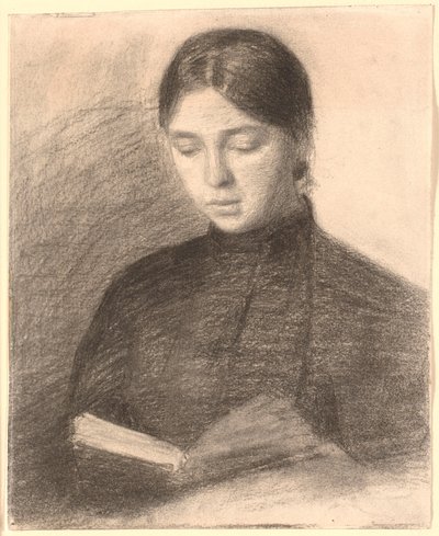 Kunstnerens søster Anna Reading av Vilhelm Hammershøi