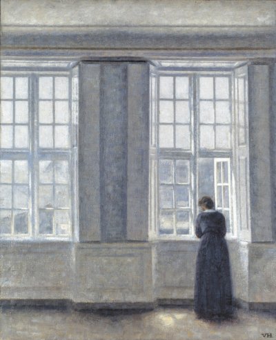 De høye vinduene av Vilhelm Hammershøi