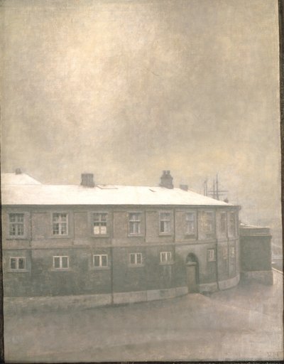 En fløy av Christiansborg slott av Vilhelm Hammershøi