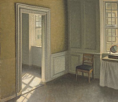 Soverom, Strandgade 30, 1906 av Vilhelm Hammershoi