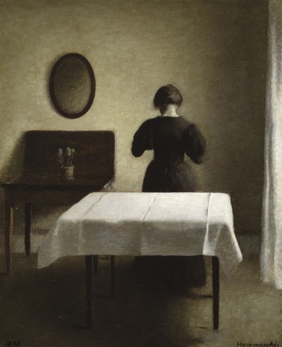 Interiør, 1898 av Vilhelm Hammershoi