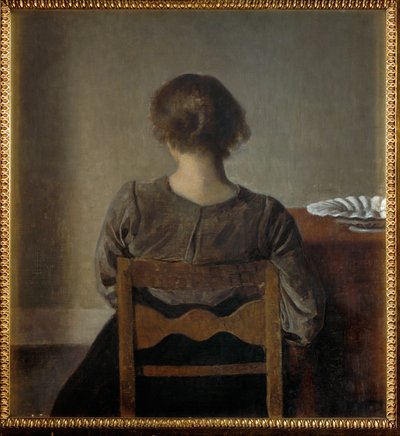 Hvile av Vilhelm Hammershoi