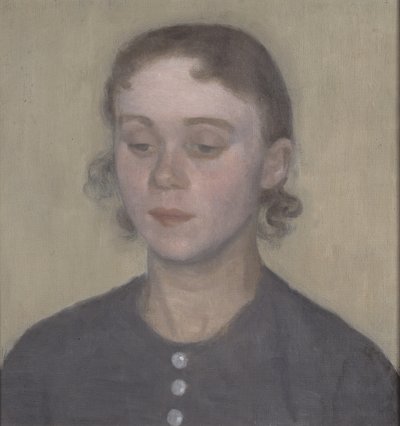 Kunstnerens hustru, Ida Hammershøi, født Ilsted av Vilhelm Hammershøi