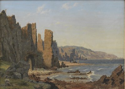 En steinete kyst. Rø, Bornholm av Vilhelm Kyhn