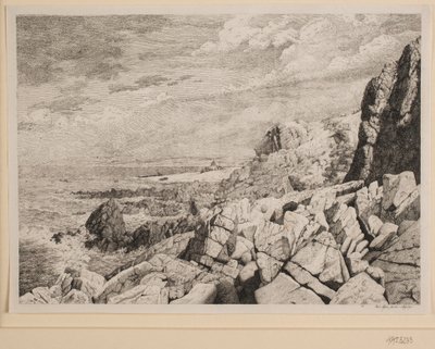 Bornholms steinete kyst av Vilhelm Kyhn