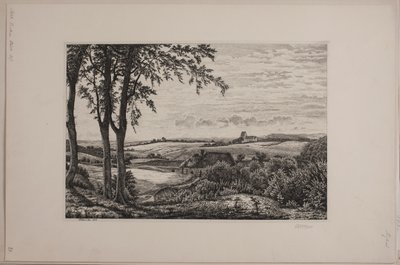 Ettermiddagslandskap, Sjælland av Vilhelm Kyhn