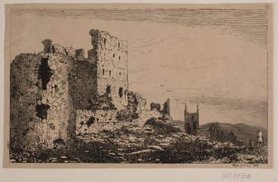 Hammershus på Bornholm av Vilhelm Kyhn