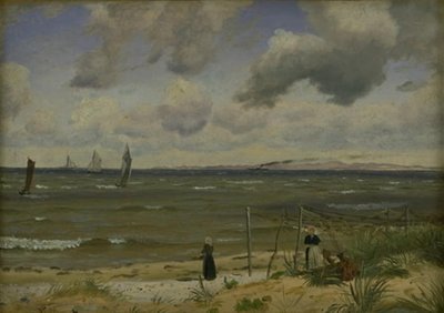 Hornbæk Strand på Nordsjælland av Vilhelm Kyhn