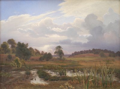 Landskap nær Skogen Nordskog, Jægerspris, Sjælland av Vilhelm Kyhn