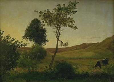 Landskap ved Hald mot kveld av Vilhelm Kyhn