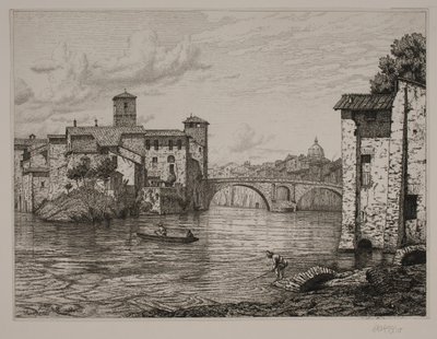 La se Ponte Rotto i Rom av Vilhelm Kyhn