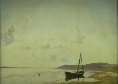 Kysten ved Frederiksund. Skisse av Vilhelm Kyhn