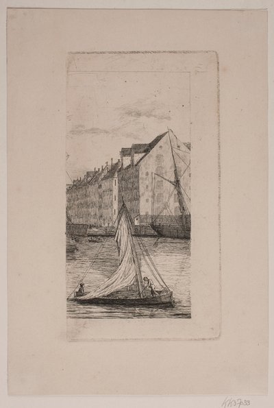 Utenfor Nyhavn Kanal av Vilhelm Kyhn