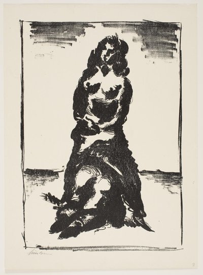 Ark fra "Klingens Kunstnermappe nr. 2" av Vilhelm Lundstrøm