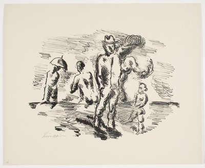 Ark fra "Klingens Kunstnermappe nr. 2" av Vilhelm Lundstrøm