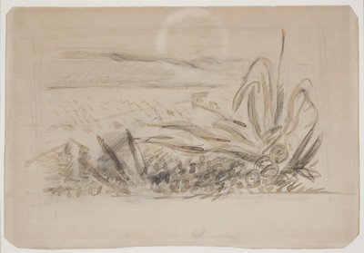 Landskap med agave. Sør-Frankrike av Vilhelm Lundstrøm