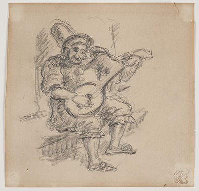 Lute som spiller klovn av Vilhelm Lundstrøm