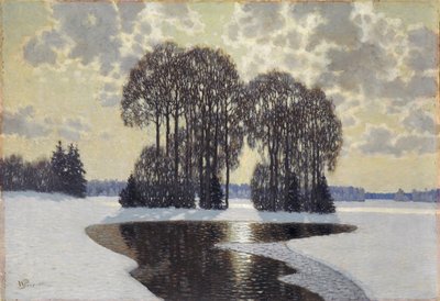 Vinter, ca. 1910 av Vilhelms Purvitis