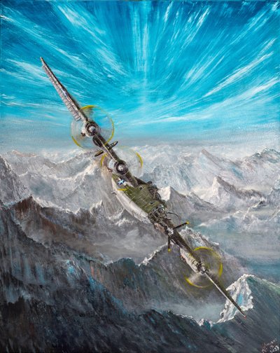 B-24 Liberator Swiss Landing 7, 2023 av Vincent Alexander Booth