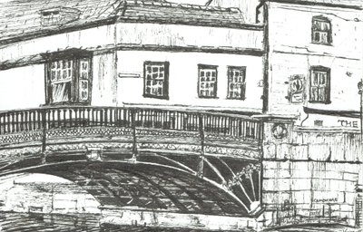 Cambridge, 2008, (blekk på papir) av Vincent Alexander Booth