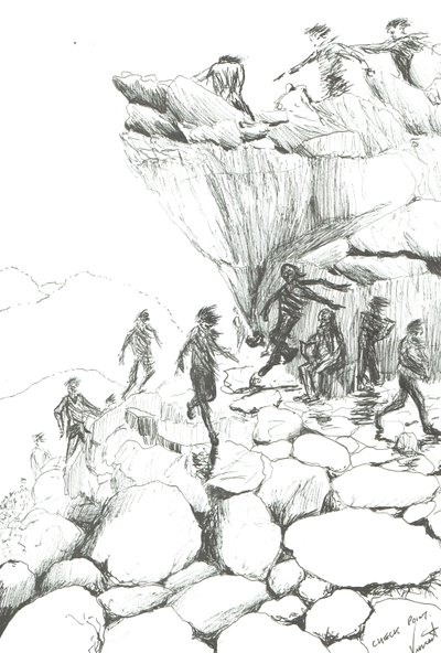 Sjekkpunkt på toppen, 2008 av Vincent Alexander Booth