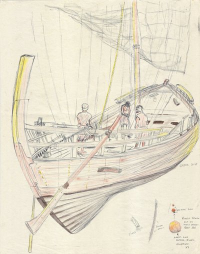 gresk skip; 1998 av Vincent Alexander Booth