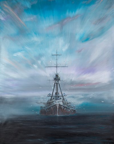 Iron Dog - SMS Derfflinger 1917, 2016, av Vincent Alexander Booth