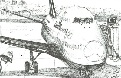 Jumbo Jet på Logan flyplass, 2003 av Vincent Alexander Booth
