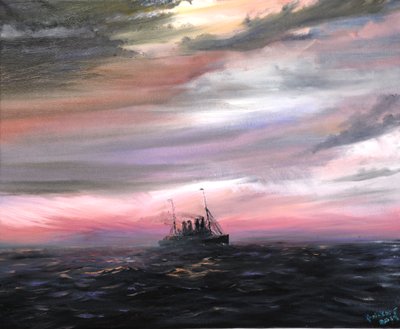 Kronprinz Wilhelm 1914 'Ghost of the Atlantic', 2019 av Vincent Alexander Booth